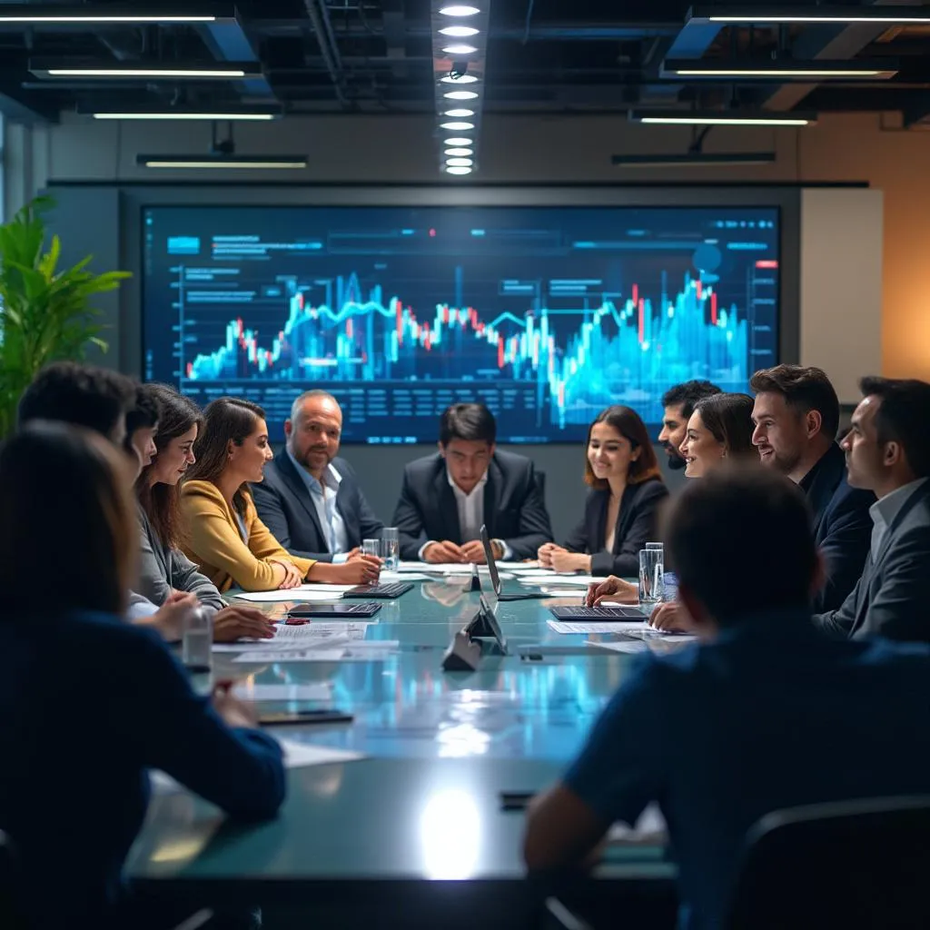 Equipo de FinanColombia en reunión estratégica